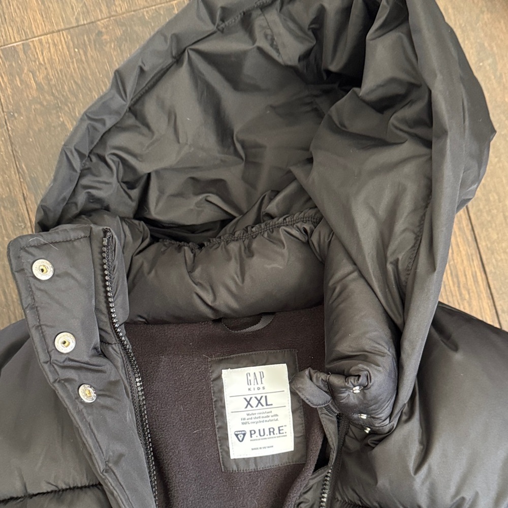 GAP Kids Black Puffer Jacket